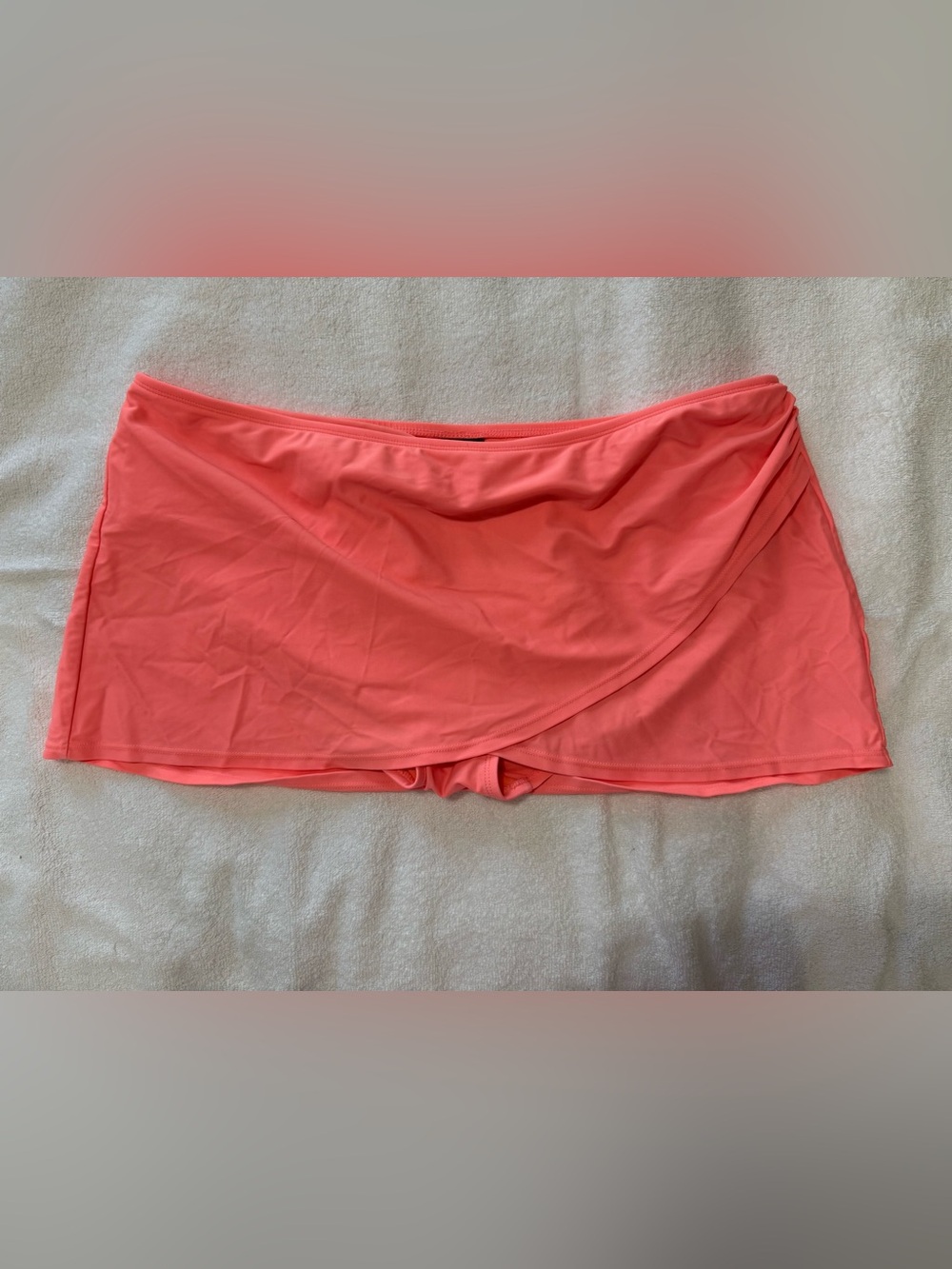 XL (16-18) Catalina Coral neon- ish sherbet color Swim Skirt very pretty color!
